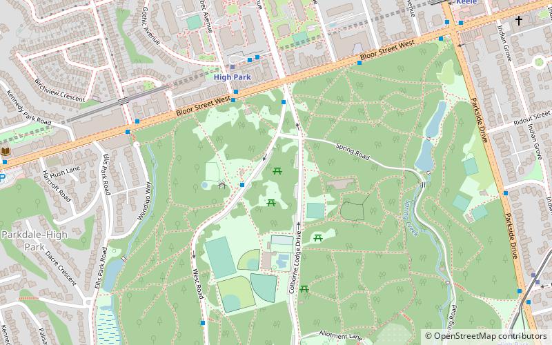 High Park location map