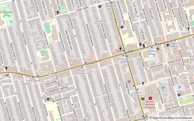 Palmerston Boulevard location map