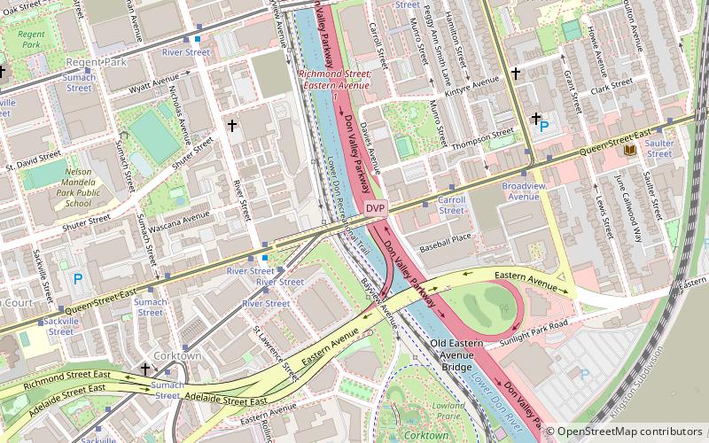Queen Street Viaduct location map