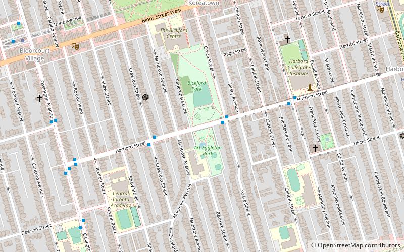 Harbord Street Bridge location map