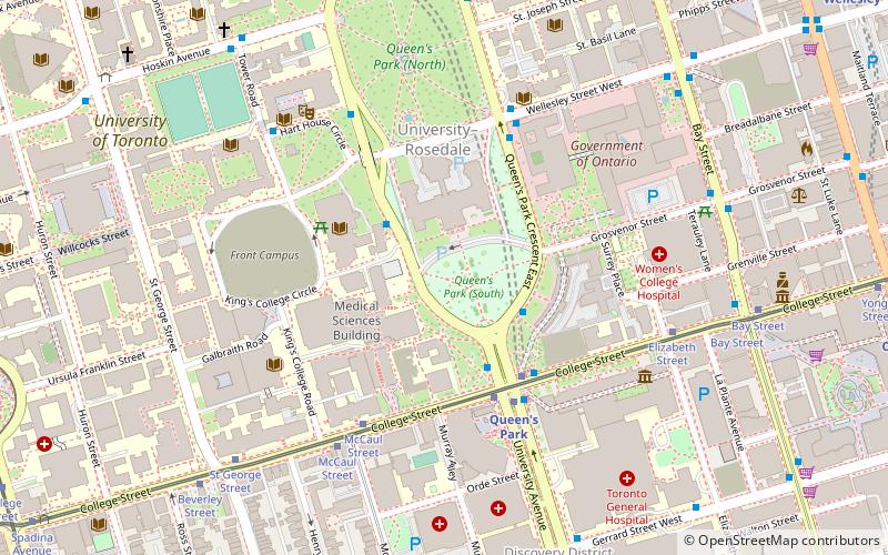 Ontario Veterans' Memorial location map