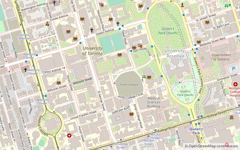 University College location map