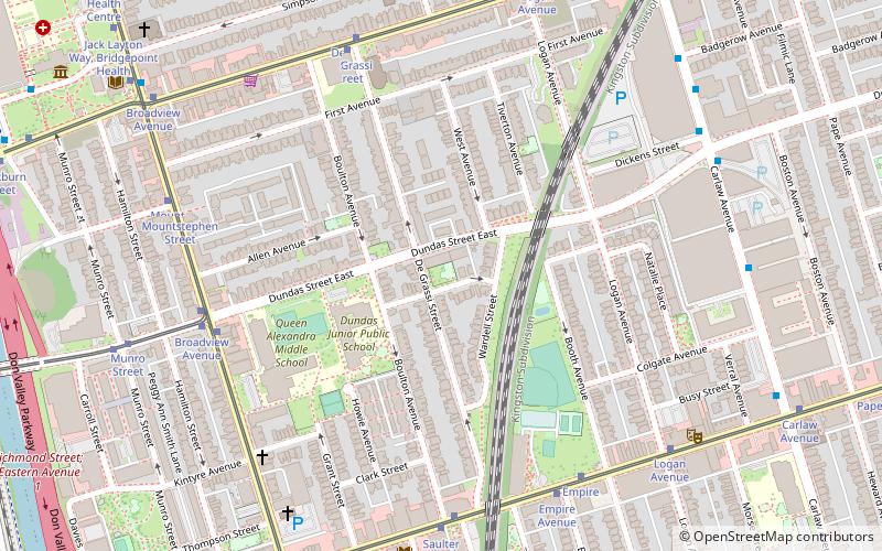 De Grassi Street location map
