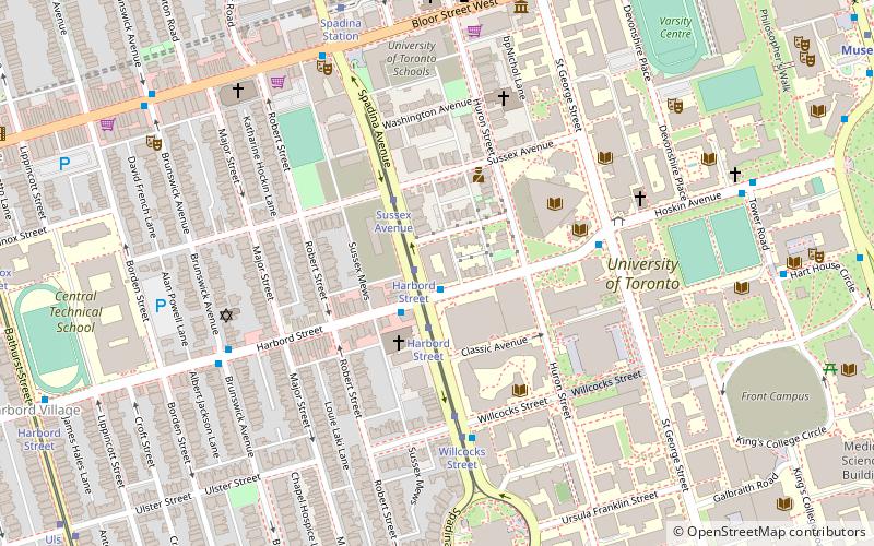 University of Toronto Graduate House location map