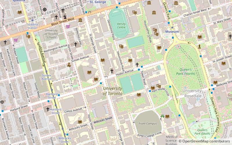 massey college toronto location map