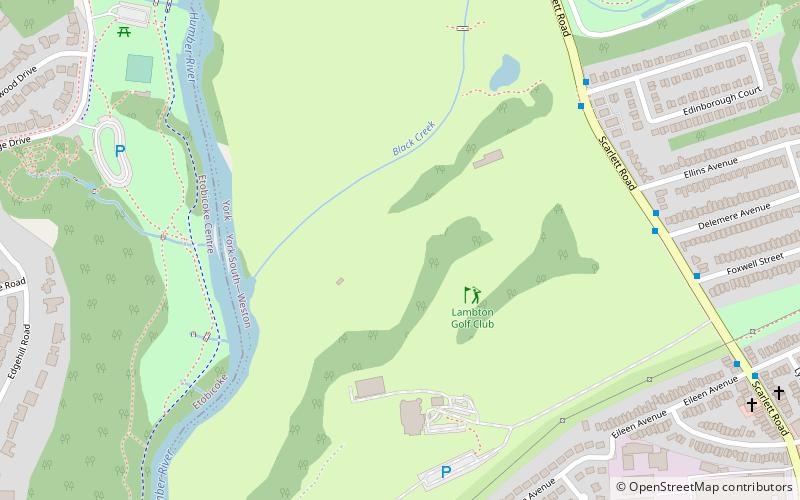 Lambton Golf Club location map