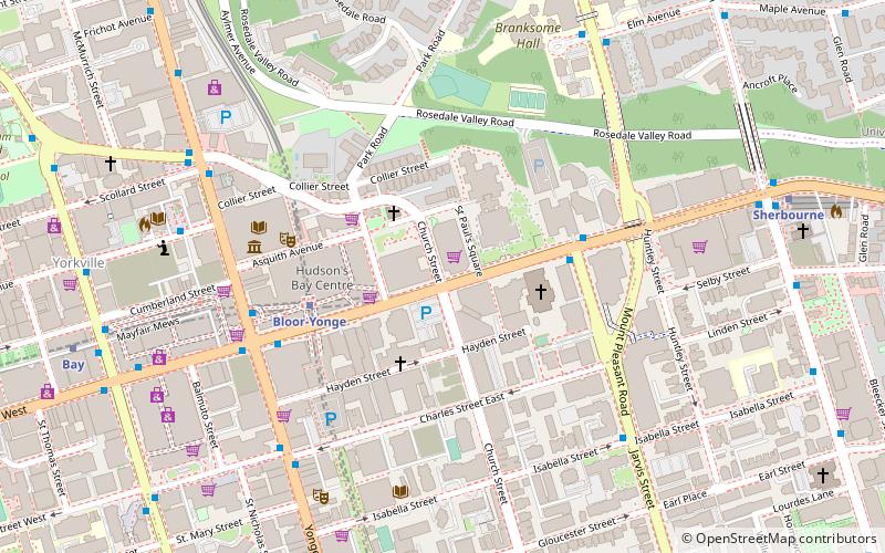 One Bloor location map