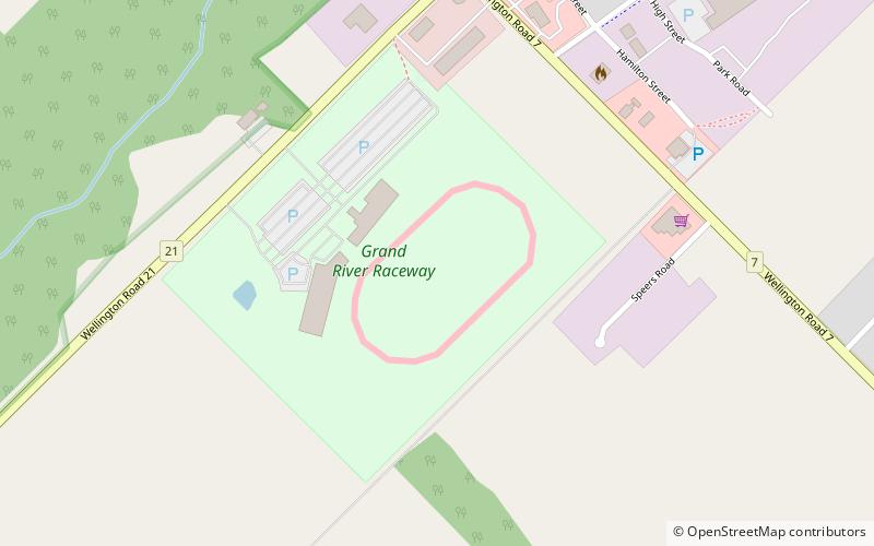 Grand River Raceway location map