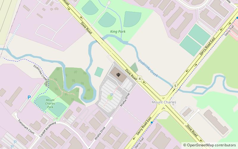 Khalsa Darbar de Ontario location map