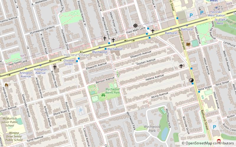 Wychwood Barns location map