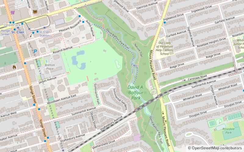 David A. Balfour Park location map