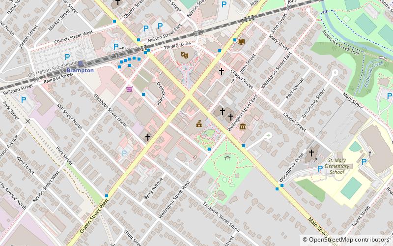 Brampton City Hall location map