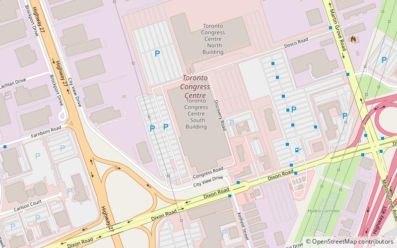 Toronto Congress Centre location map
