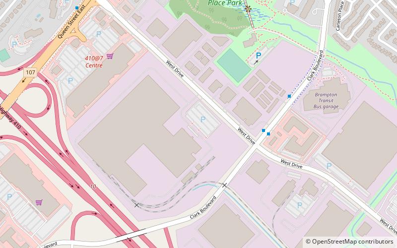 brampton centre location map