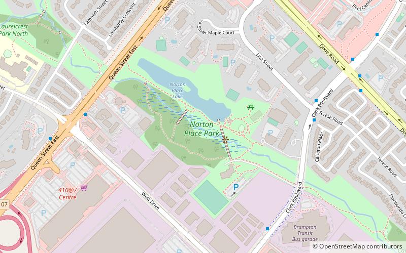 norton place park brampton location map