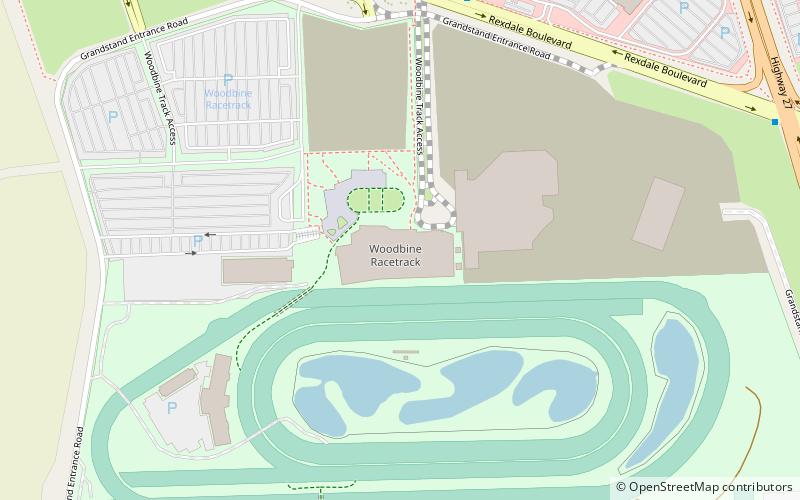 Canadian Horse Racing Hall of Fame location map