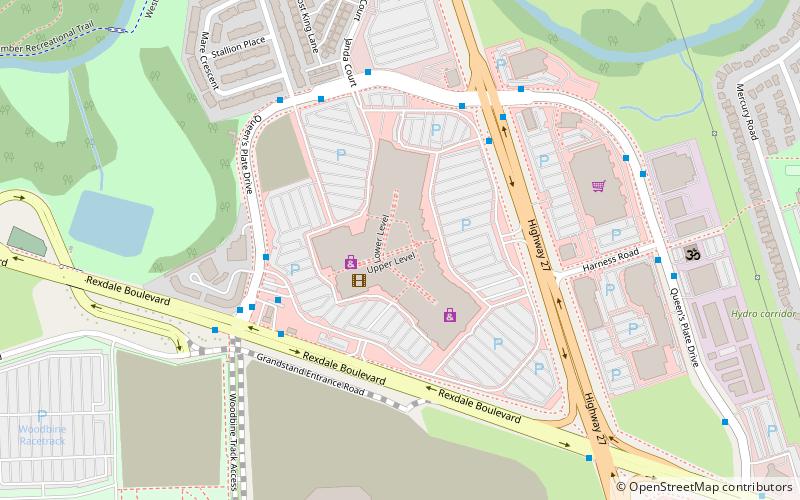 Woodbine Centre location map