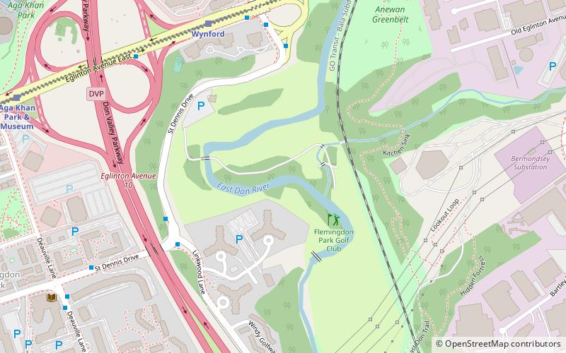 flemingdon park golf club toronto location map