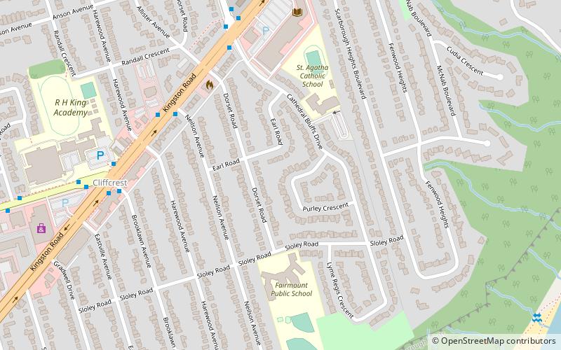 Cliffcrest location map