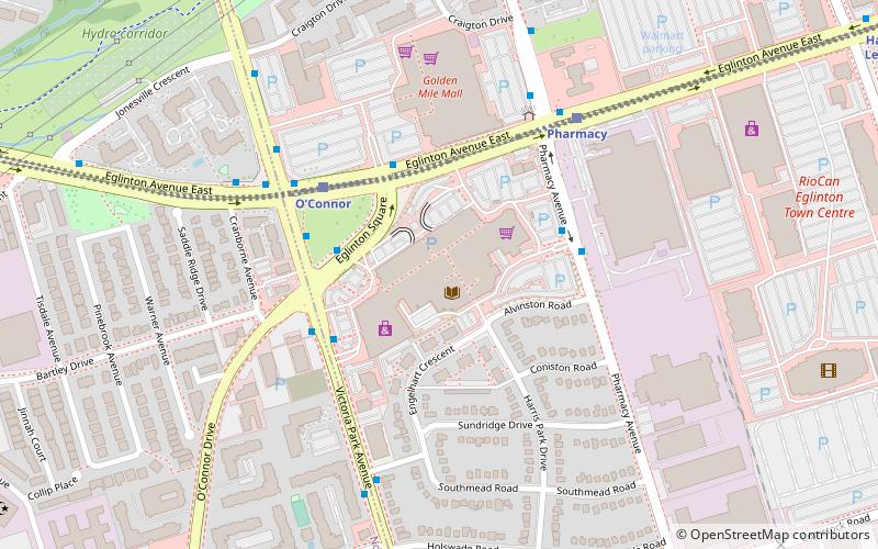 Eglinton Square Shopping Centre location map