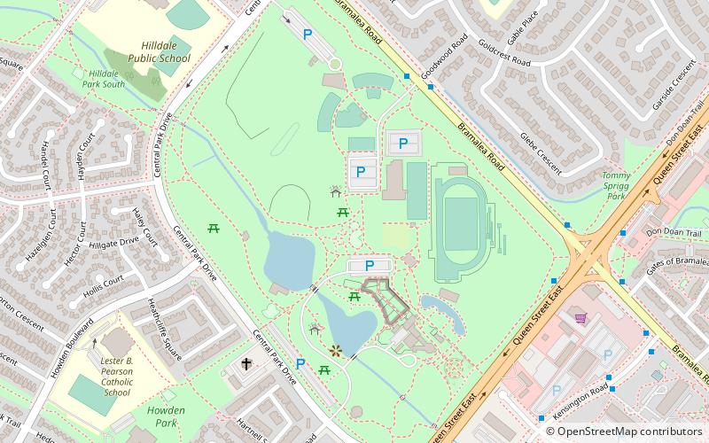 Donald M. Gordon Chinguacousy Park location map