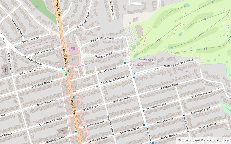 teddington park toronto location map