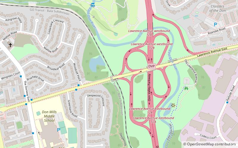 milne hollow toronto location map