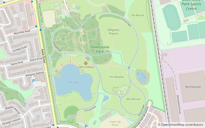 Downsview Park location map