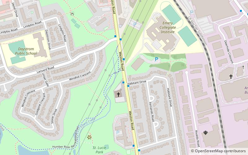 Humbermede location map