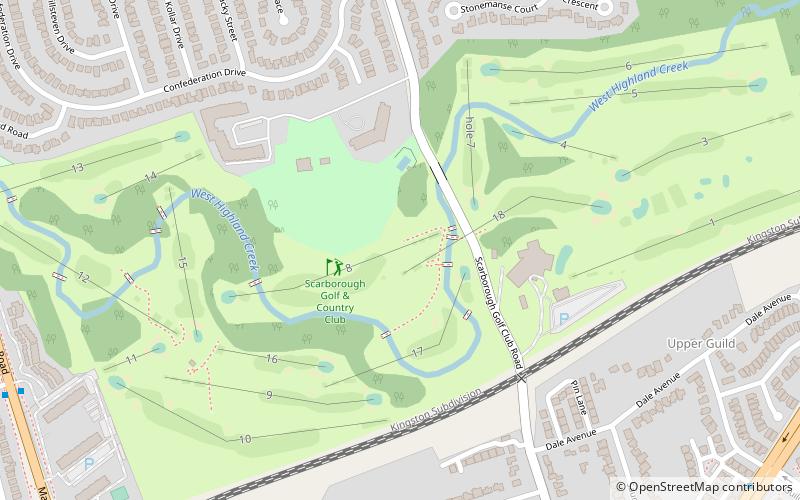 scarborough golf country club toronto location map