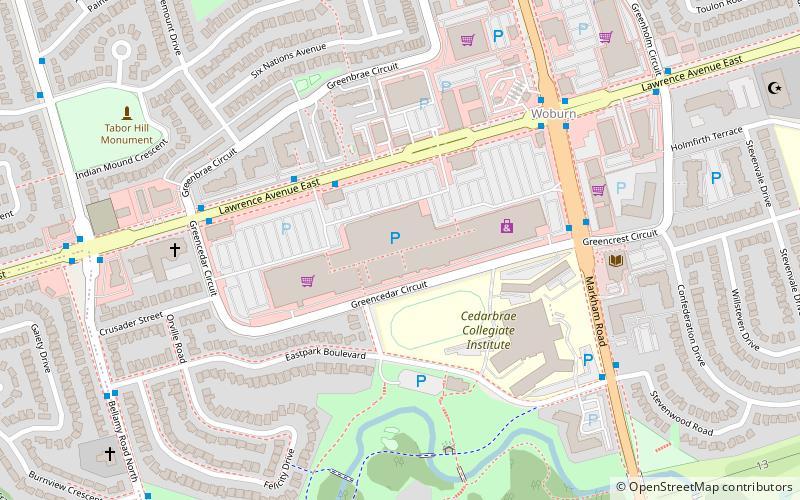 Cedarbrae Mall location map