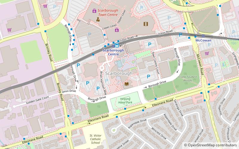 Scarborough Civic Centre location map
