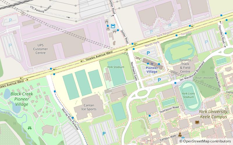 Alumni Field location map