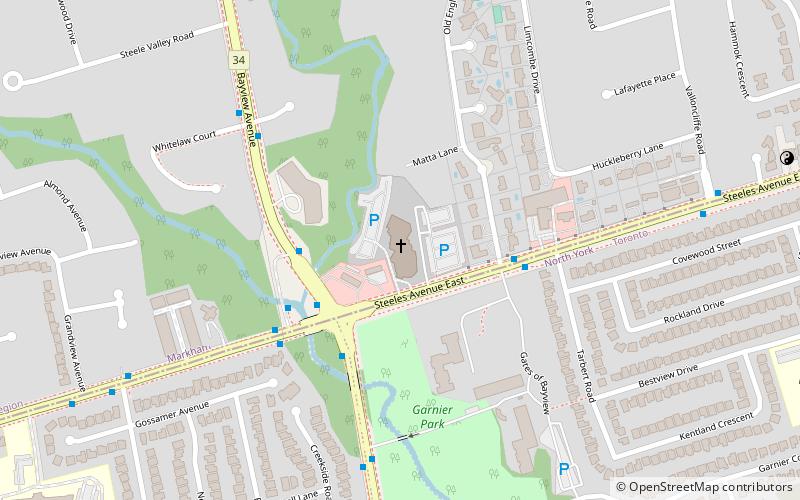 bayview glen church markham location map