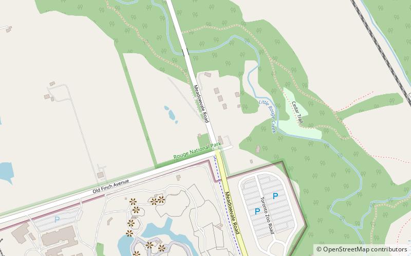 Parc urbain national de la Rouge location map