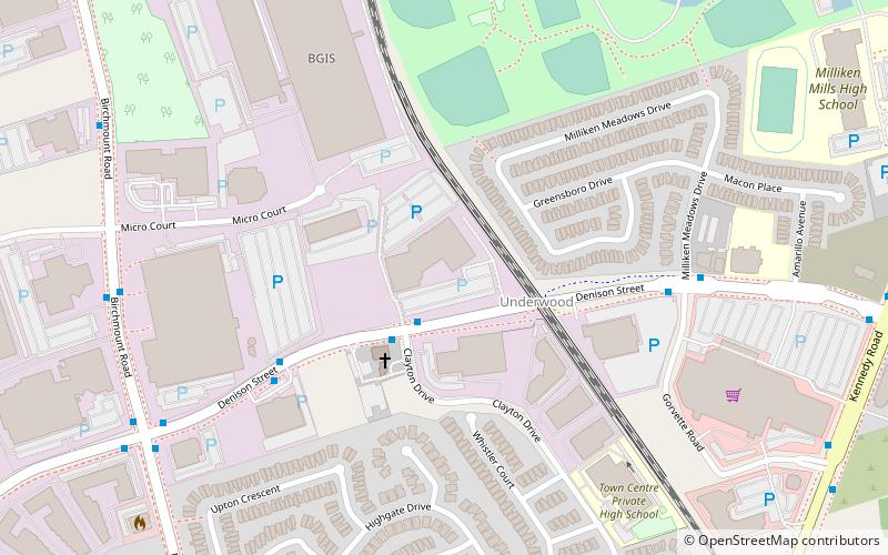 markham thornhill location map