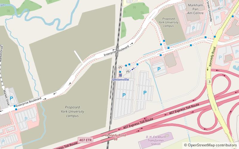 Markham Pan Am Centre location map