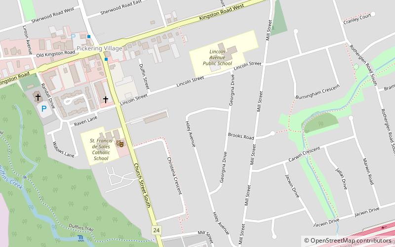 Pickering Village location map