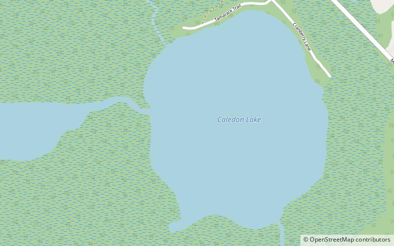 Caledon Lake location map