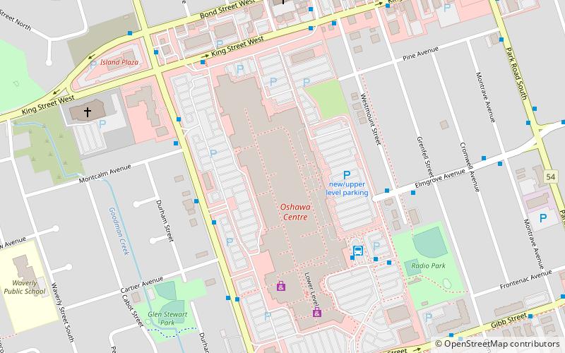 Oshawa Centre location map