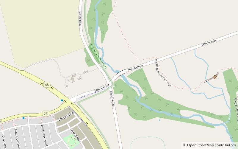 16th Avenue Bailey Bridge location map