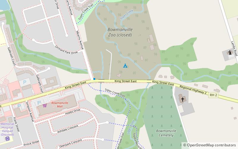 Bowmanville Zoo location map