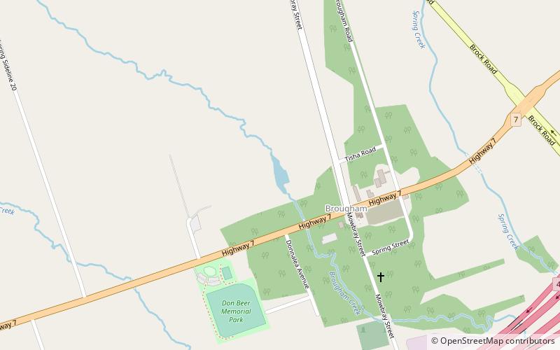 Brougham location map