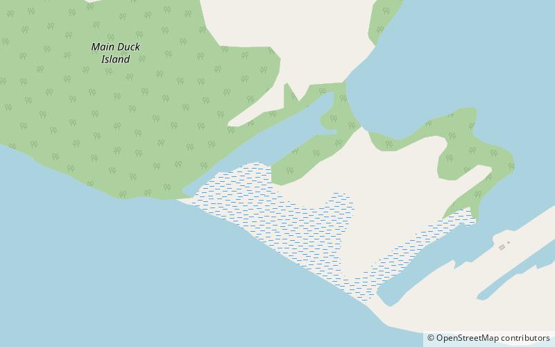 Main Duck Island location map