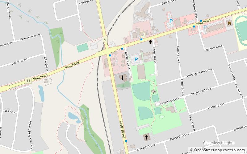 All Saints Church location map