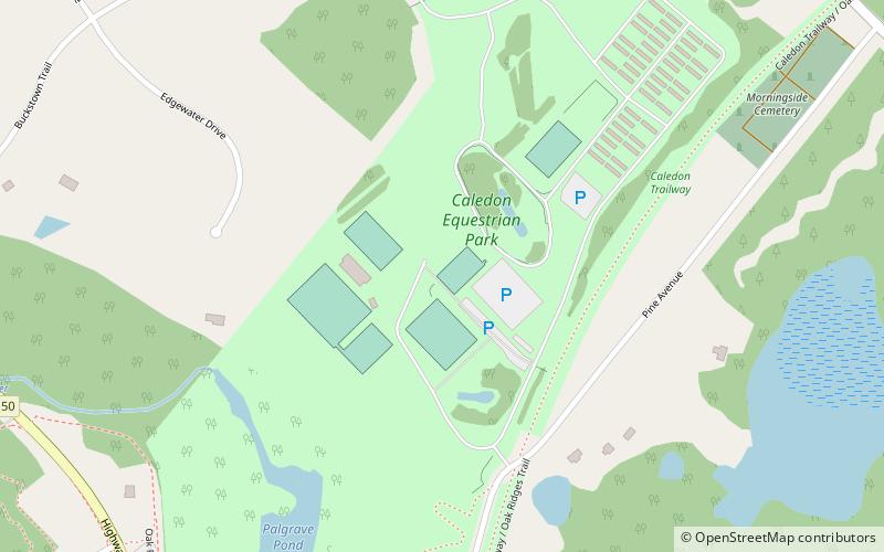 Caledon Equestrian Park location map