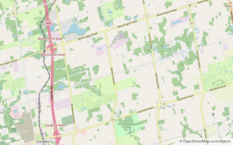 bethesda whitchurch stouffville location map