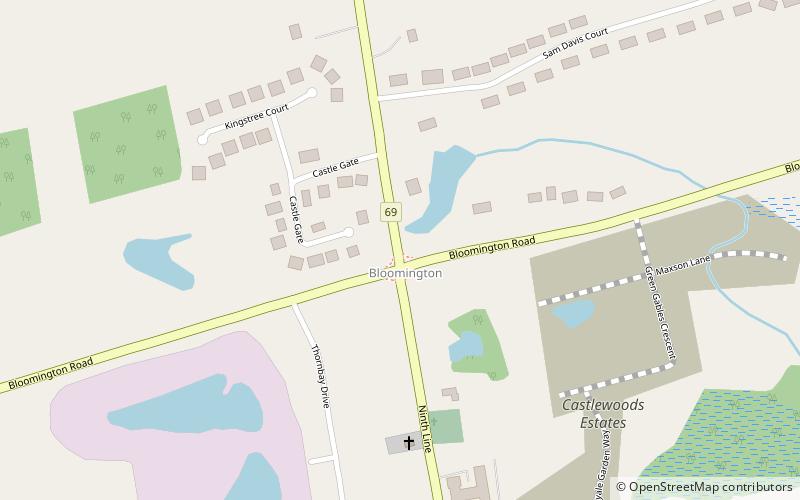 bloomington whitchurch stouffville location map