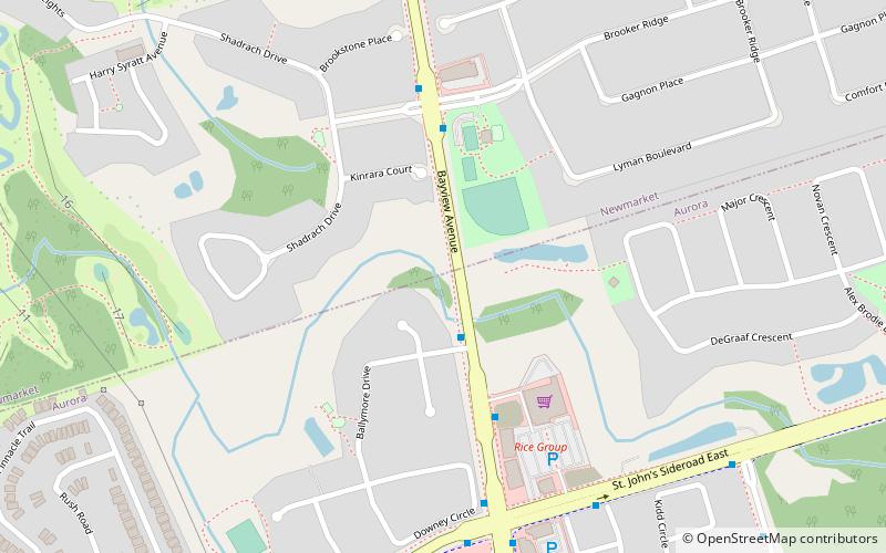 Newmarket—Aurora location map