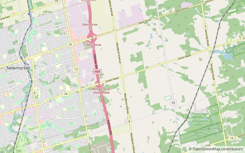 pleasantville whitchurch stouffville location map